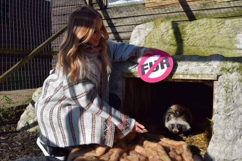 Lauren Pope Fur Donation Raccoon Dog