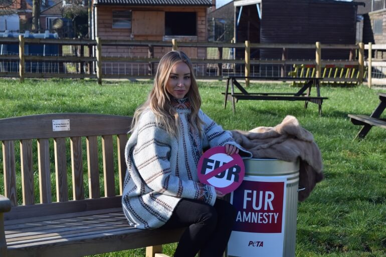 Lauren Pope Fur Donation