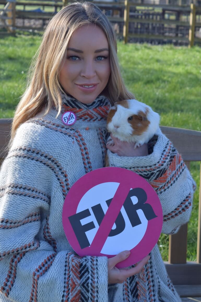 Lauren Pope Fur Donation Guinea Pig