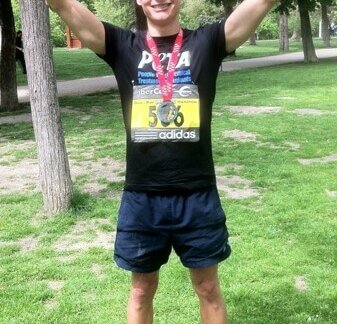 Andy Vegan London Marathon Runner