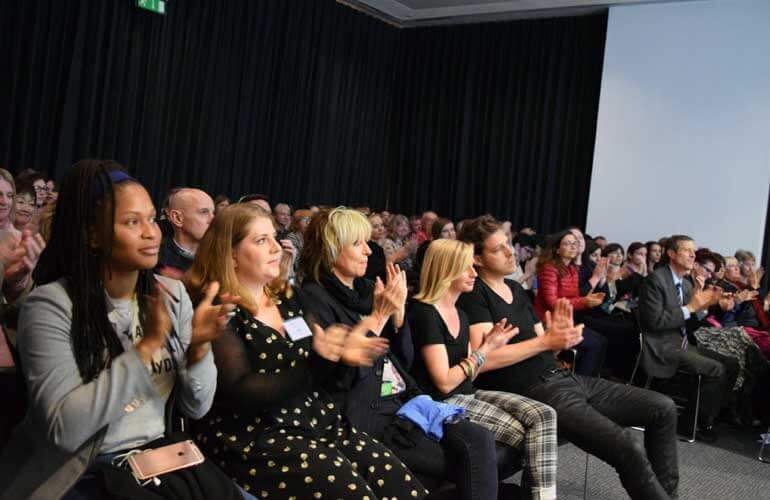 Audience at Ingrid Newkirk's Unstoppable