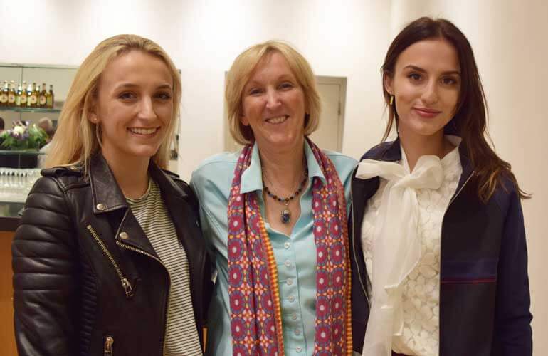 Lucy Watson and Tiffany Watson at PETA Event