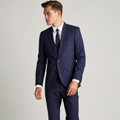 Next Navy Blue Vegan Suit