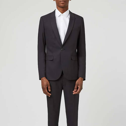 Topman Black Vegan Suit