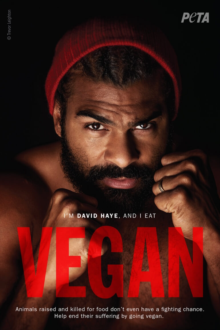 DAvid Haye Vegan Ad