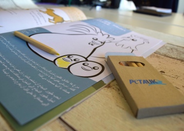 Why Have We Sent Hundreds of Trilingual Colouring Books to Refugee Children?