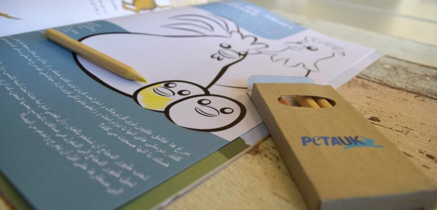 Why Have We Sent Hundreds of Trilingual Colouring Books to Refugee