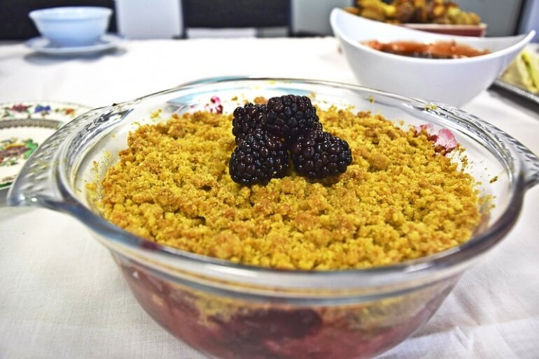 Fruit Crumble British Vegan