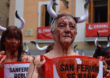 Mayor of Pamplona Voices Support for Anti-Bullfighting Protesters!