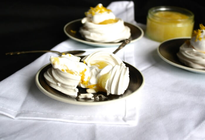 Lemon Meringue Nests