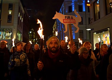 PHOTOS:  Europe’s Largest-Ever Anti-Fur Protest Takes Over Oslo