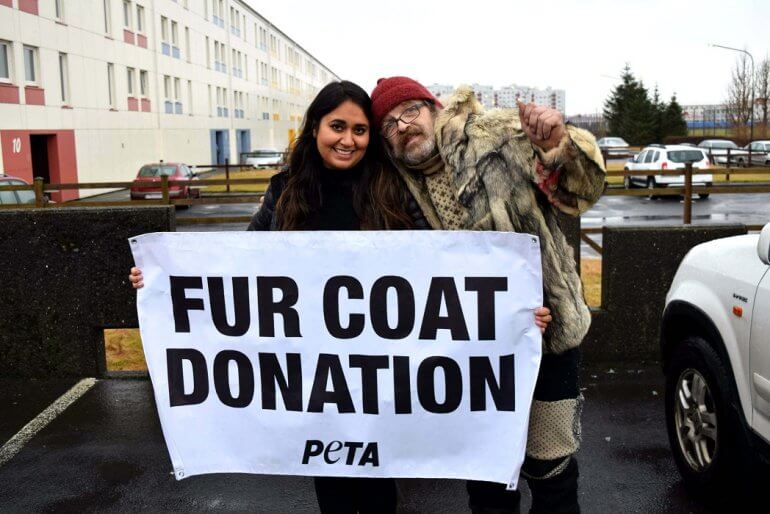 Photos We Offered A Donated Fur Coat, Where To Donate Fur Coats