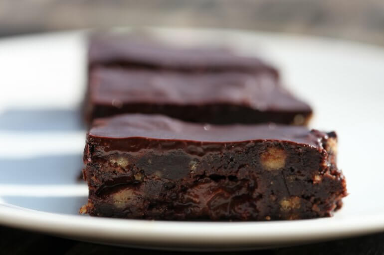 Vegan Chocolate Lazy Day Foods Belgian Dark Chocolate Tiffin