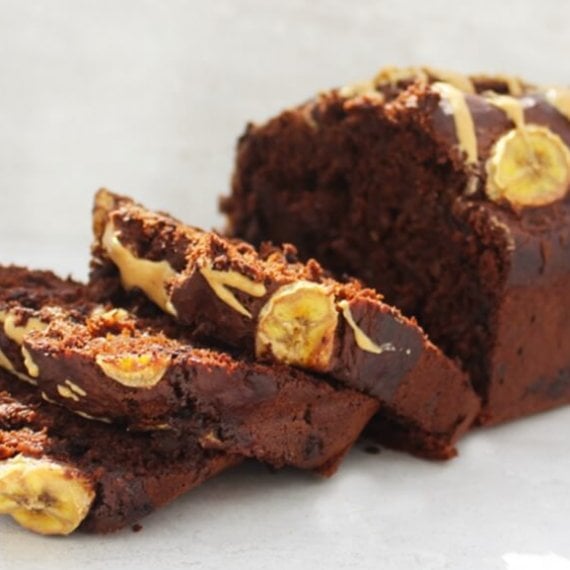 Chocolate and Peanut Butter Banana Bread