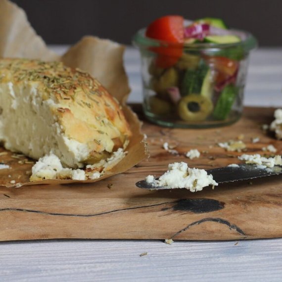 Rosemary-Baked Almond Cream Cheese