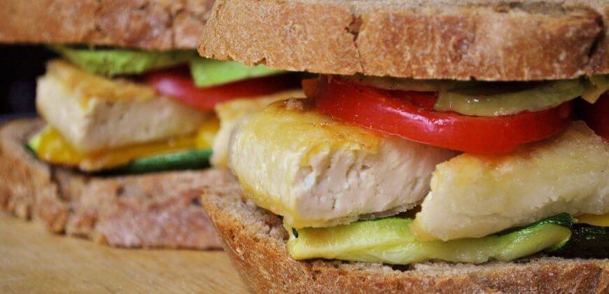 Tofu Cutlet and Roasted Veg Sandwich - PETA UK