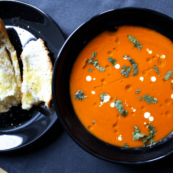 Creamy Tomato and Ginger Soup