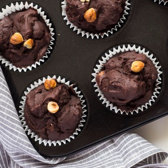 Chocolate Hazelnut Muffins