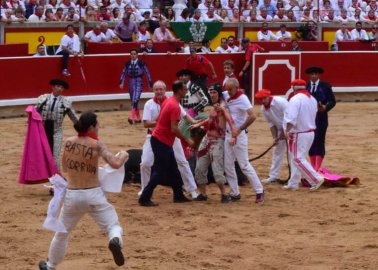 WATCH: Activists Leap Into Bullring to Protest Cruel, Barbaric Bullfights
