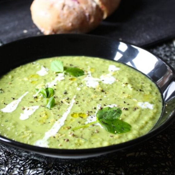 Pea and Basil Soup