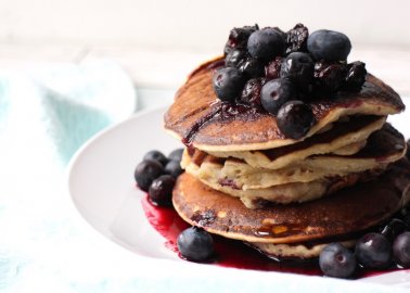 Pancake Day Recipe: Blueberry Pancakes with Compote