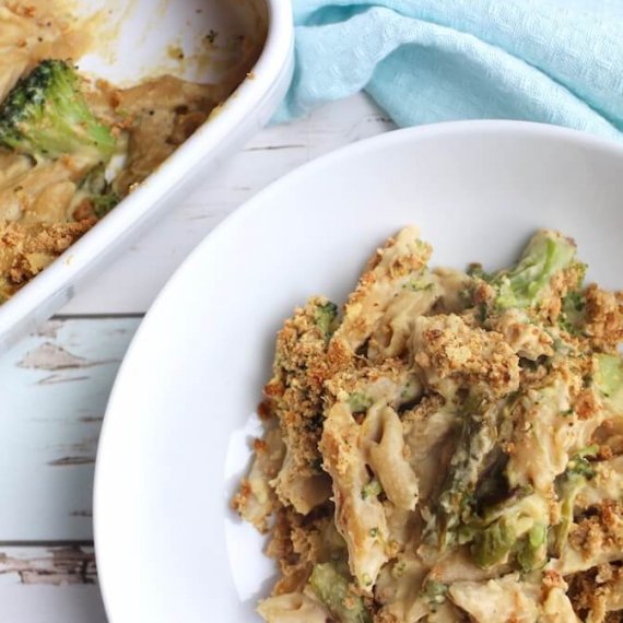 Asparagus and Broccoli Pasta Bake