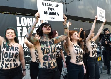 Inspiring Vegan Activists Crash London Fashion Week