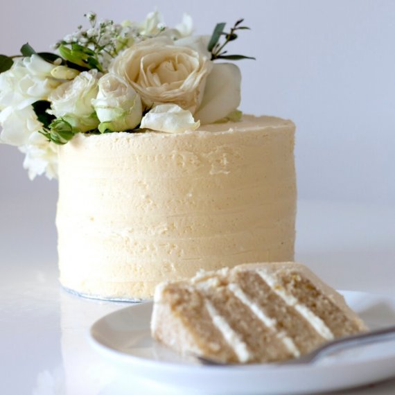 Royal Lemon and Elderflower Cake