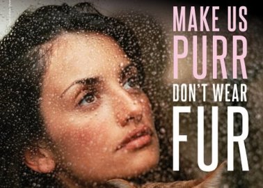 Penélope Cruz and PETA Urge Shoppers to Ditch Fur in New Christmas Ad Campaign