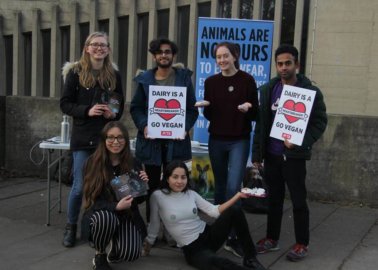 PETA Campus Reps Reached Thousands of UK Students This Spring