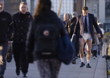 Watch: Nappy-Wearing Man-Baby Seen on Streets of London