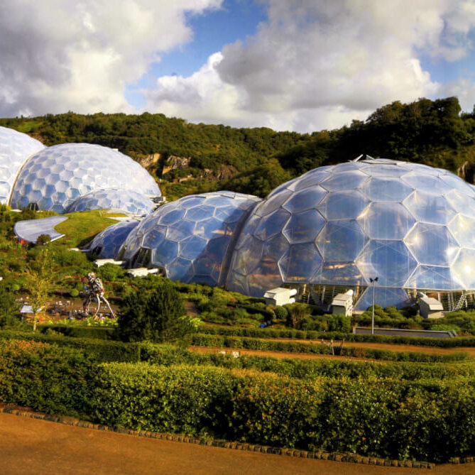 Eden Projects biomes