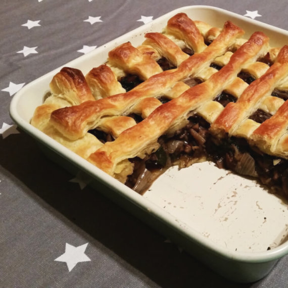 Comforting Chestnut and Mushroom Pie