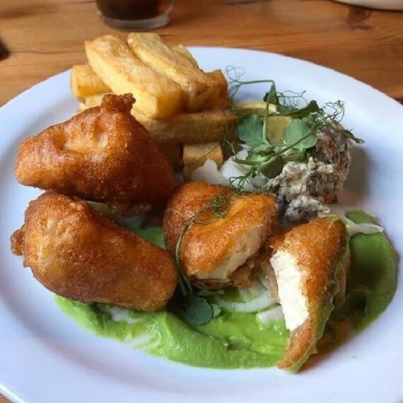 Earth and Stars Vegan Fish and Chips