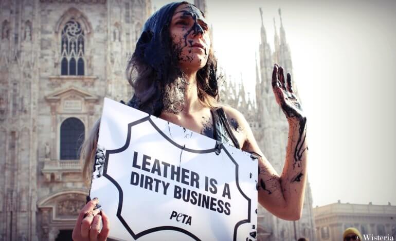 People Pour 'Toxic Slime' Over Themselves at Milan Fashion Week
