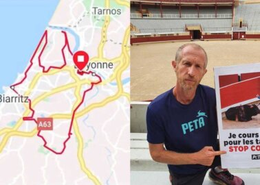 Ultra-Marathoner Runs His Message Around Famous Bullfighting Town