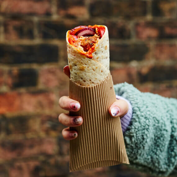 Pret A Manger Meatless Meatball Hot Wrap