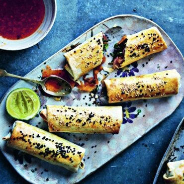 Katy Beskow 15 Minute Vegan Giant Spring Rolls