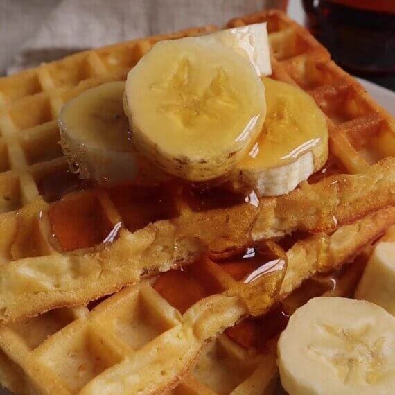 Fluffy Vegan Waffles