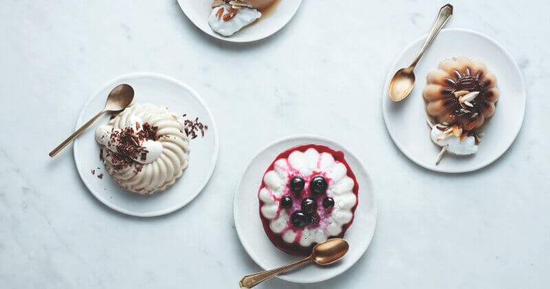 Vanilla Panna Cotta with Blueberry Compote by Áine Carlin - PETA UK