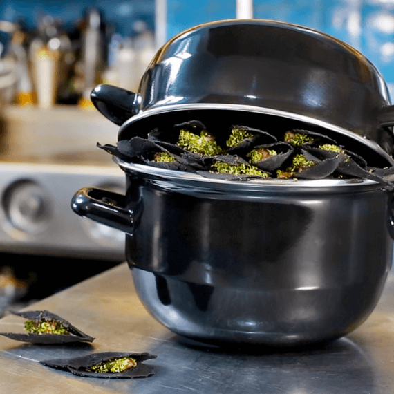 Vegan Moules-Frites by Chef Nicolas Decloedt