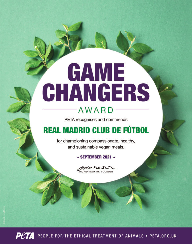 PETA Game Changers Award