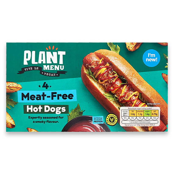 Plant Menu 4 Meat-free Hotdogs