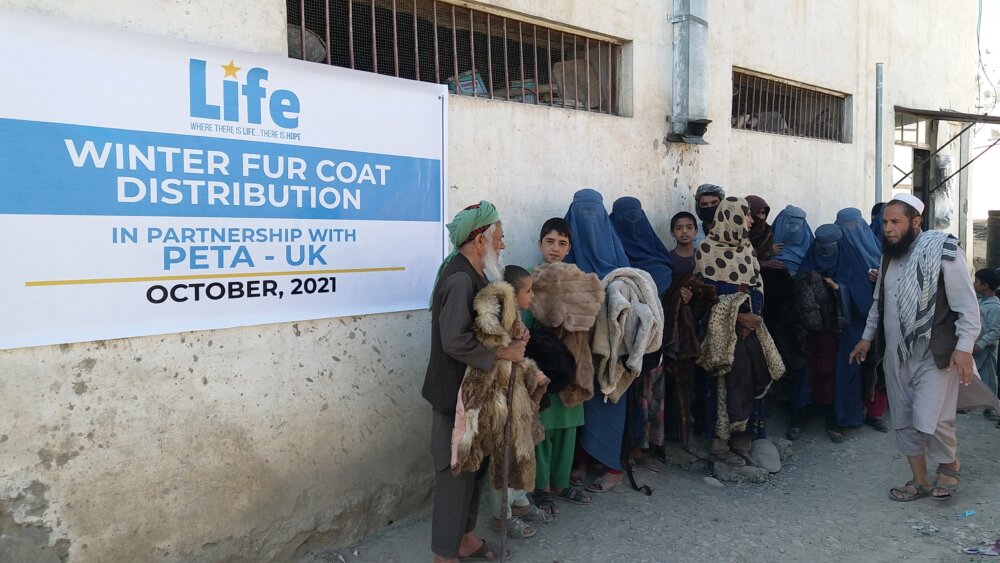 PETA’s Fur Coat Donation Makes It to People in Need