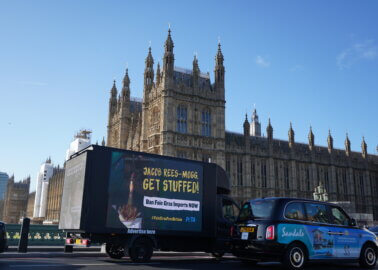 PETA Drives Home ‘Get Stuffed’ Message: Ban Foie Gras Imports Now