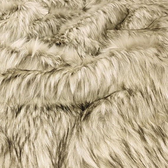 Raccoon Faux Fur Throw