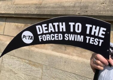 PETA Haunts the University Of Bristol with Grim Reapers