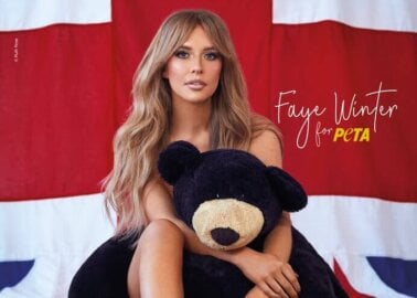 ‘Love Island’ Star Faye Winter Supports PETA’s Faux Bear Fur in New Campaign