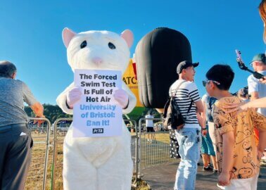 PETA Crashes the Balloon Party With a Giant ‘Rat’
