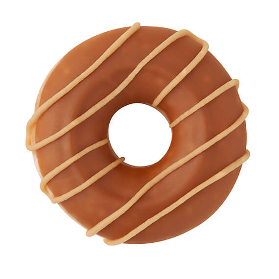 Krispy Kreme Vegan Caramel Iced Ring vfa